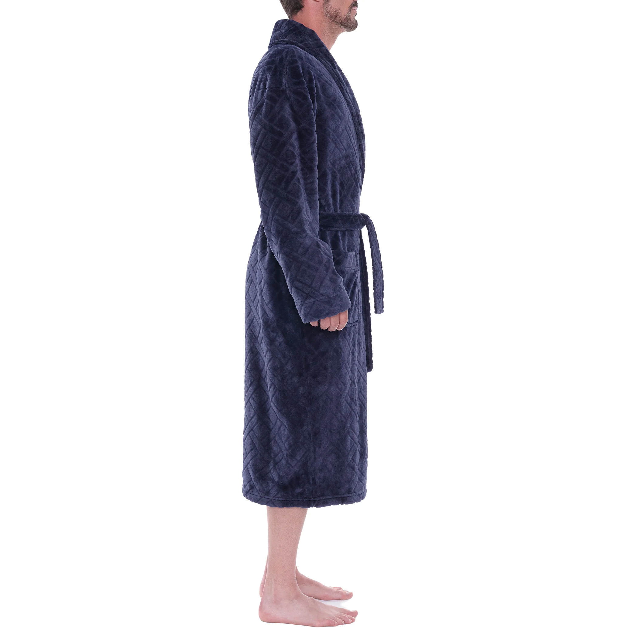 Crossroads Plush Fleece Shawl Robe - Image 9
