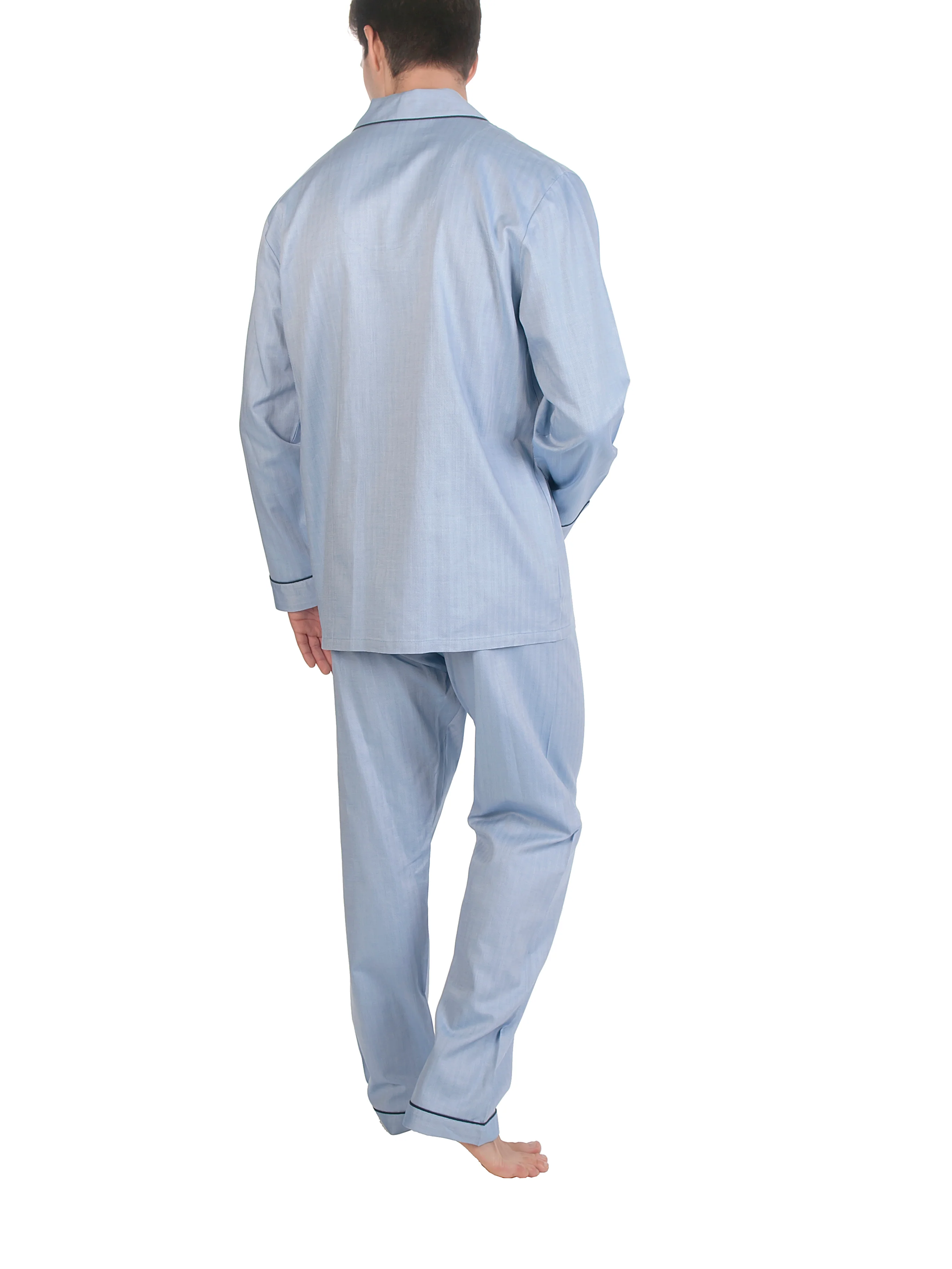Herringbone Cotton Long Sleeve Better Pajama - Image 10