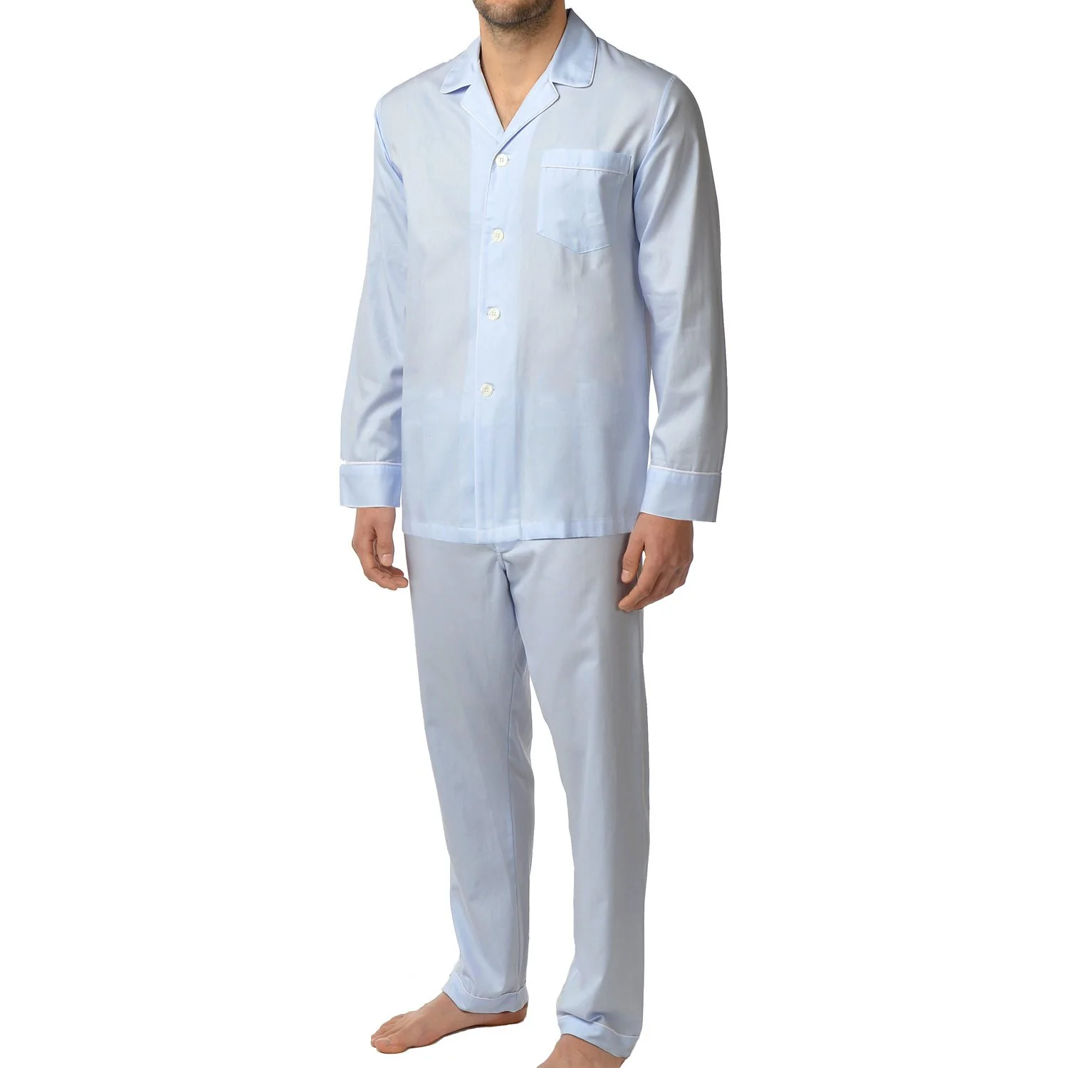 Herringbone Cotton Long Sleeve Better Pajama - Image 3