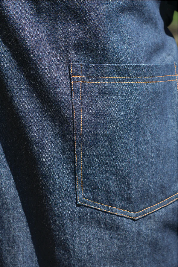 Denim Kimono w/Cozy Plush Lining - Image 2