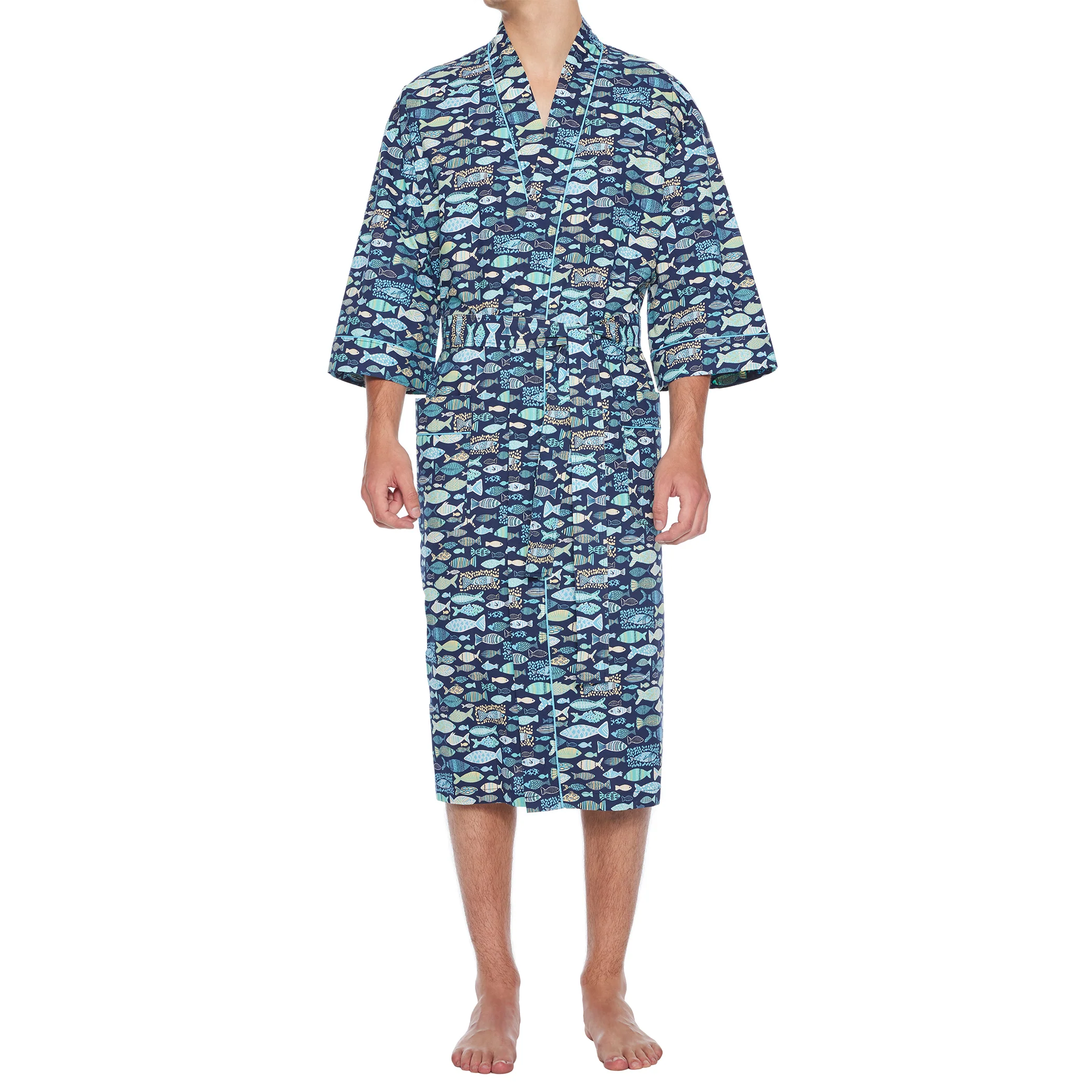 Printed Woven Kimono 48 Inch - Image 4