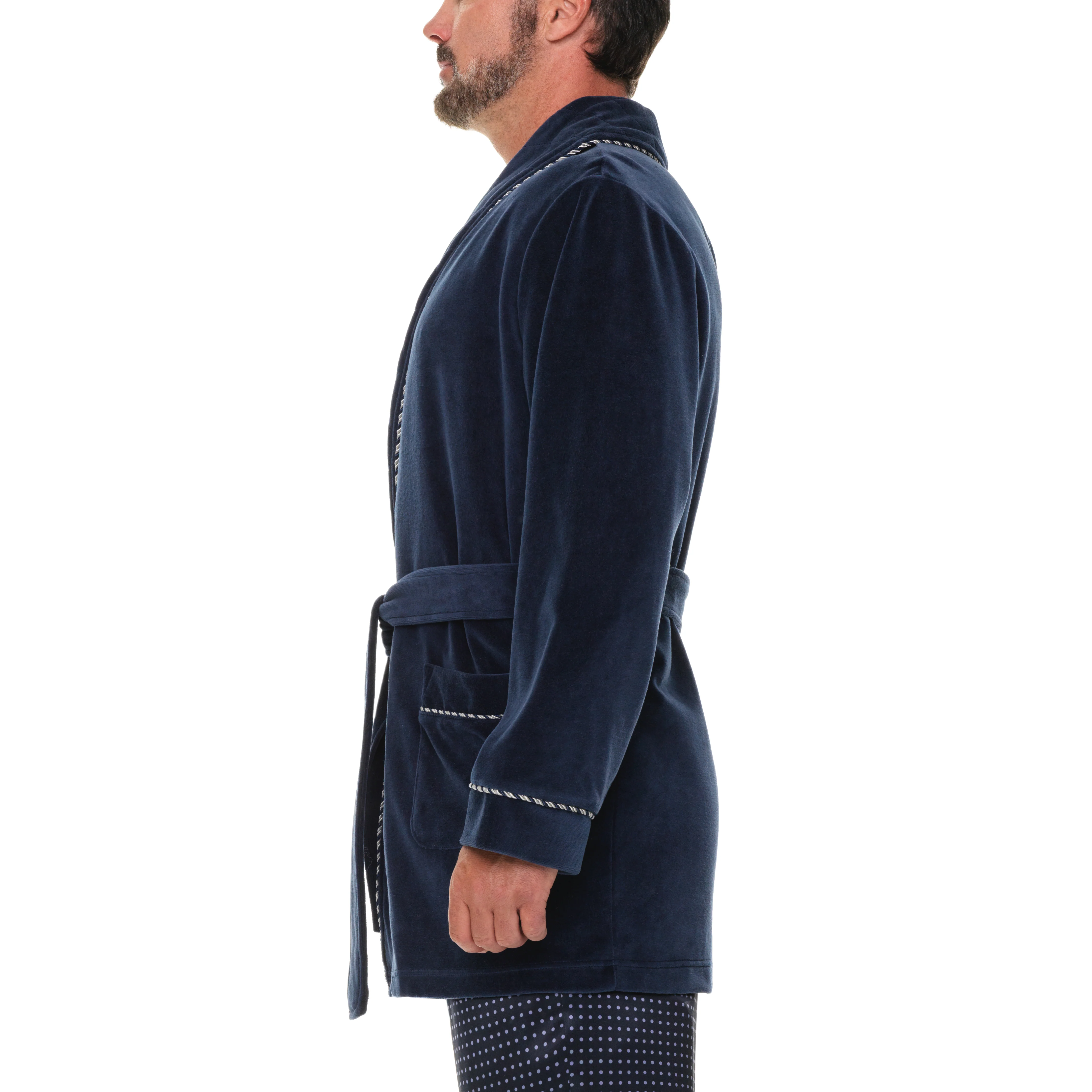 Refinery Velour Smoking Jacket - Image 3