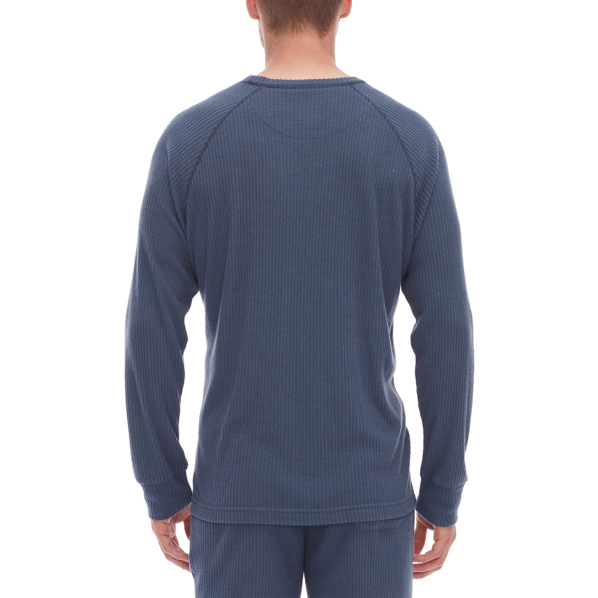 Soho Ribbed Knit Long Sleeve Raglan Top - Image 2